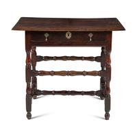 A William and Mary Oak Side Table