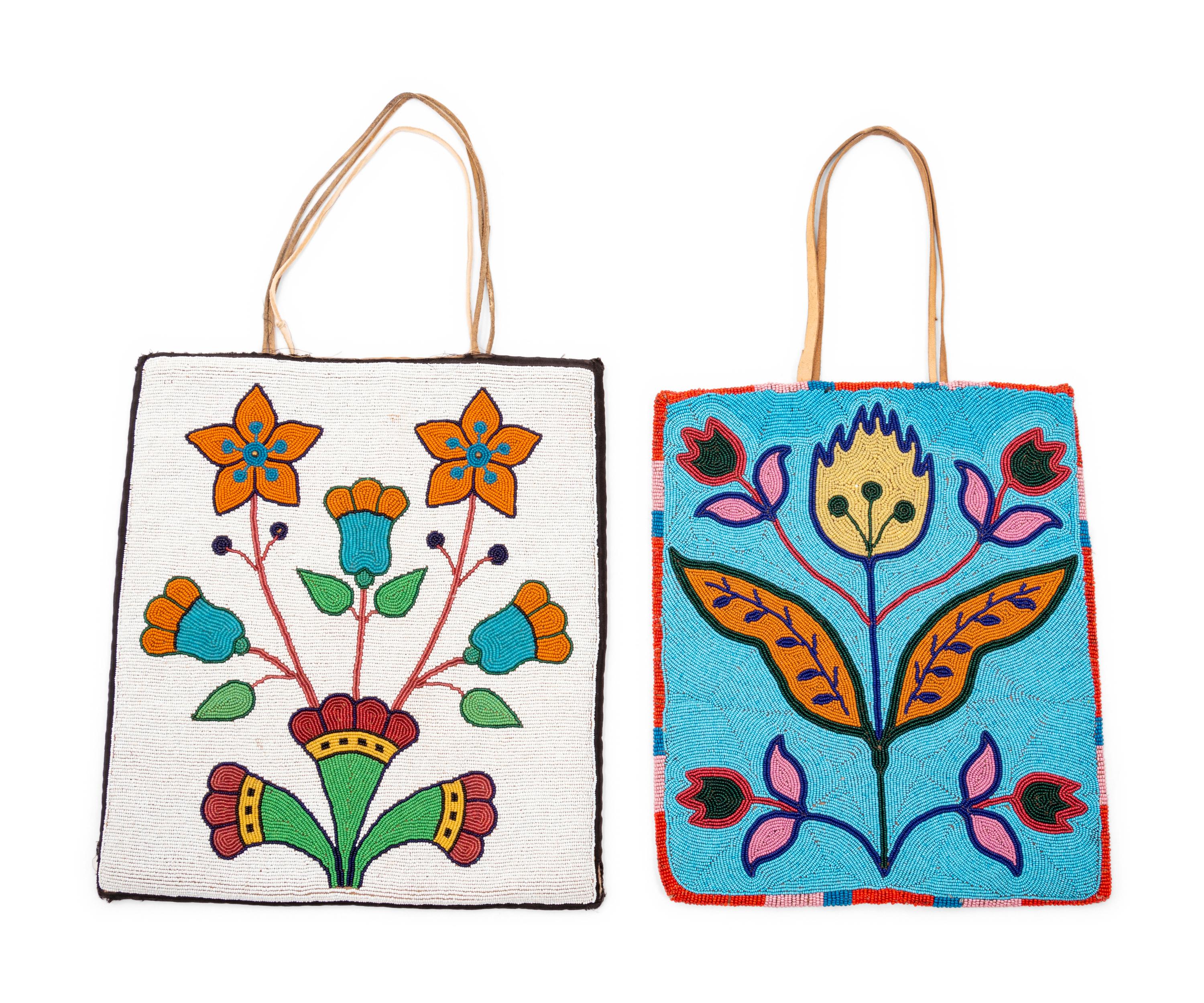 Plateau Beaded Flat Bags