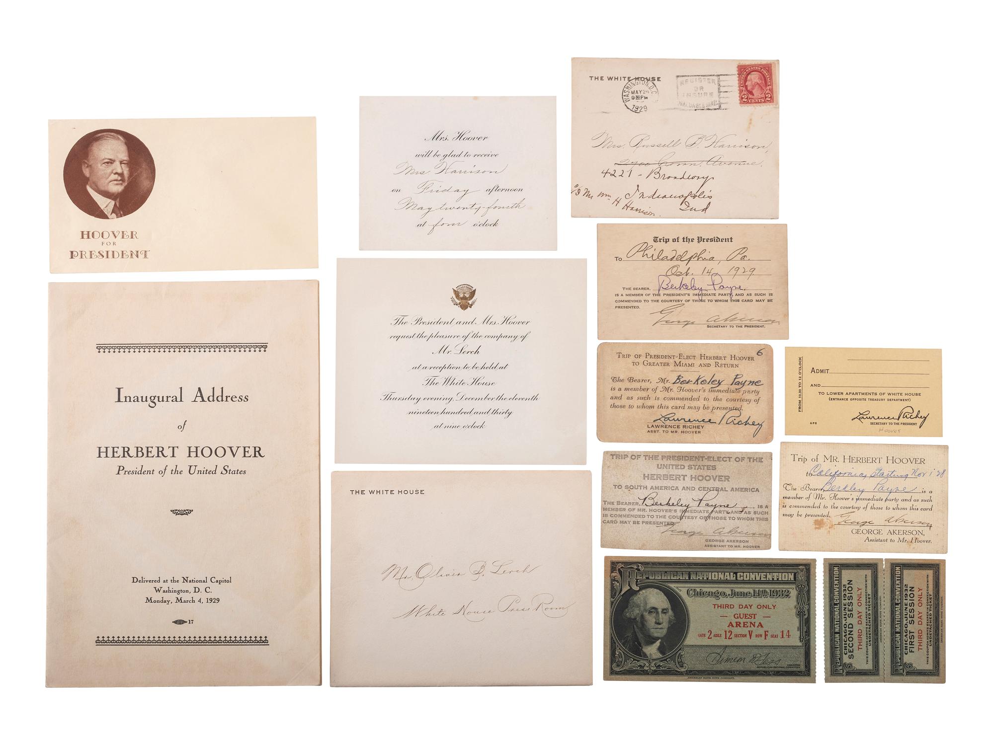 [POLITICS]. A large group of political ephemera from the 1920s-1940s.