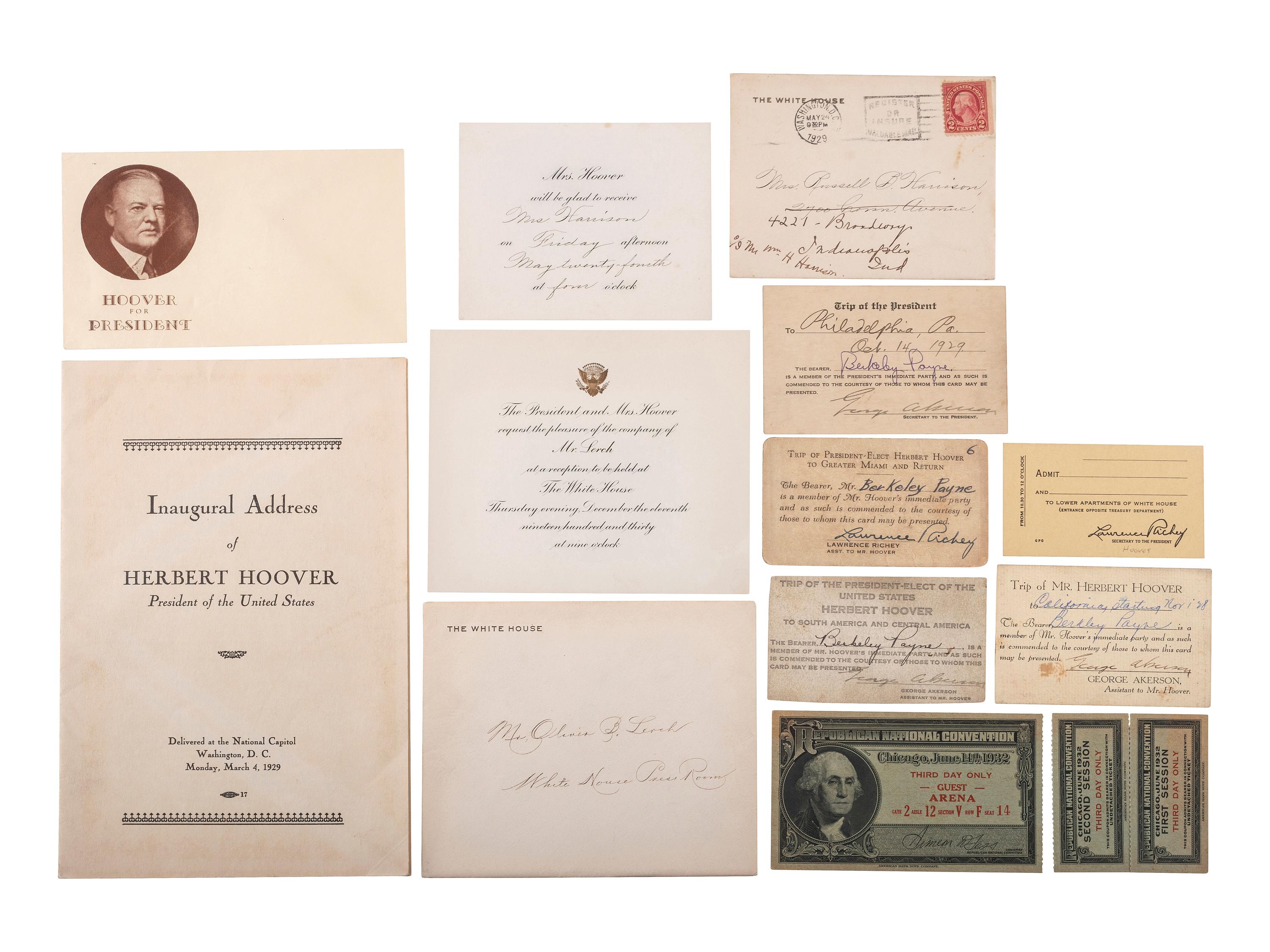 [POLITICS]. A large group of political ephemera from the 1920s-1940s.