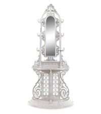 A French Painted Iron Hall Tree in the Style of Alfred Corneau