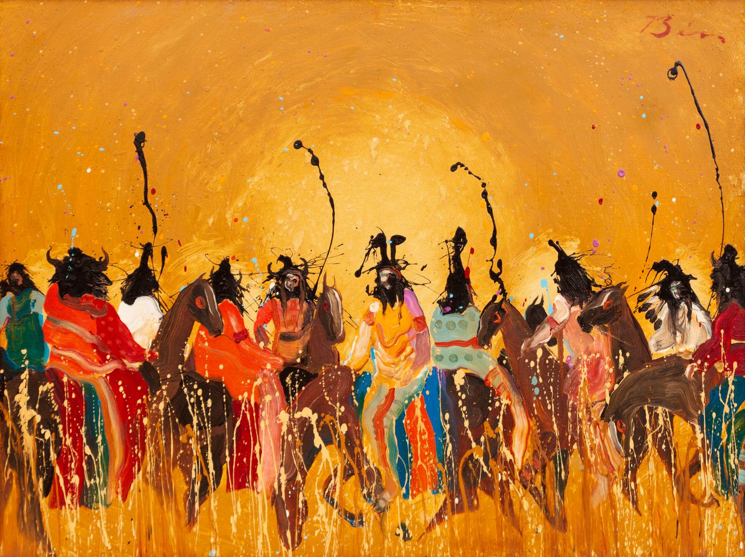 Warriors in the Late Day Sun