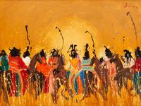 Warriors in the Late Day Sun