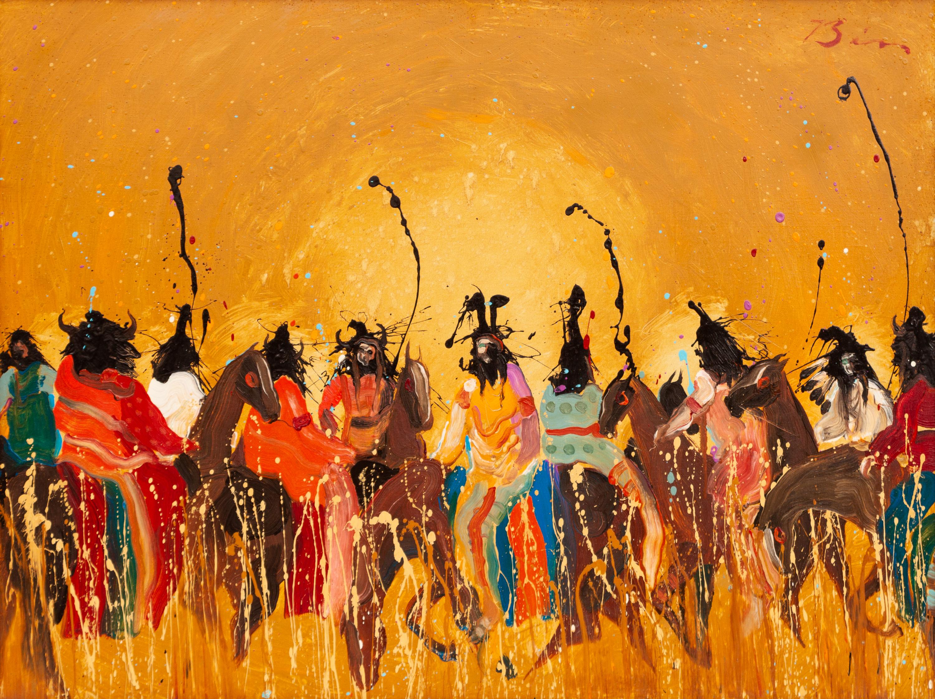 Warriors in the Late Day Sun
