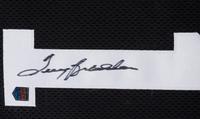 A Terry Bradshaw Signed Autograph Pittsburgh Steelers Jersey Display (Beckett Authentication Services Letter),