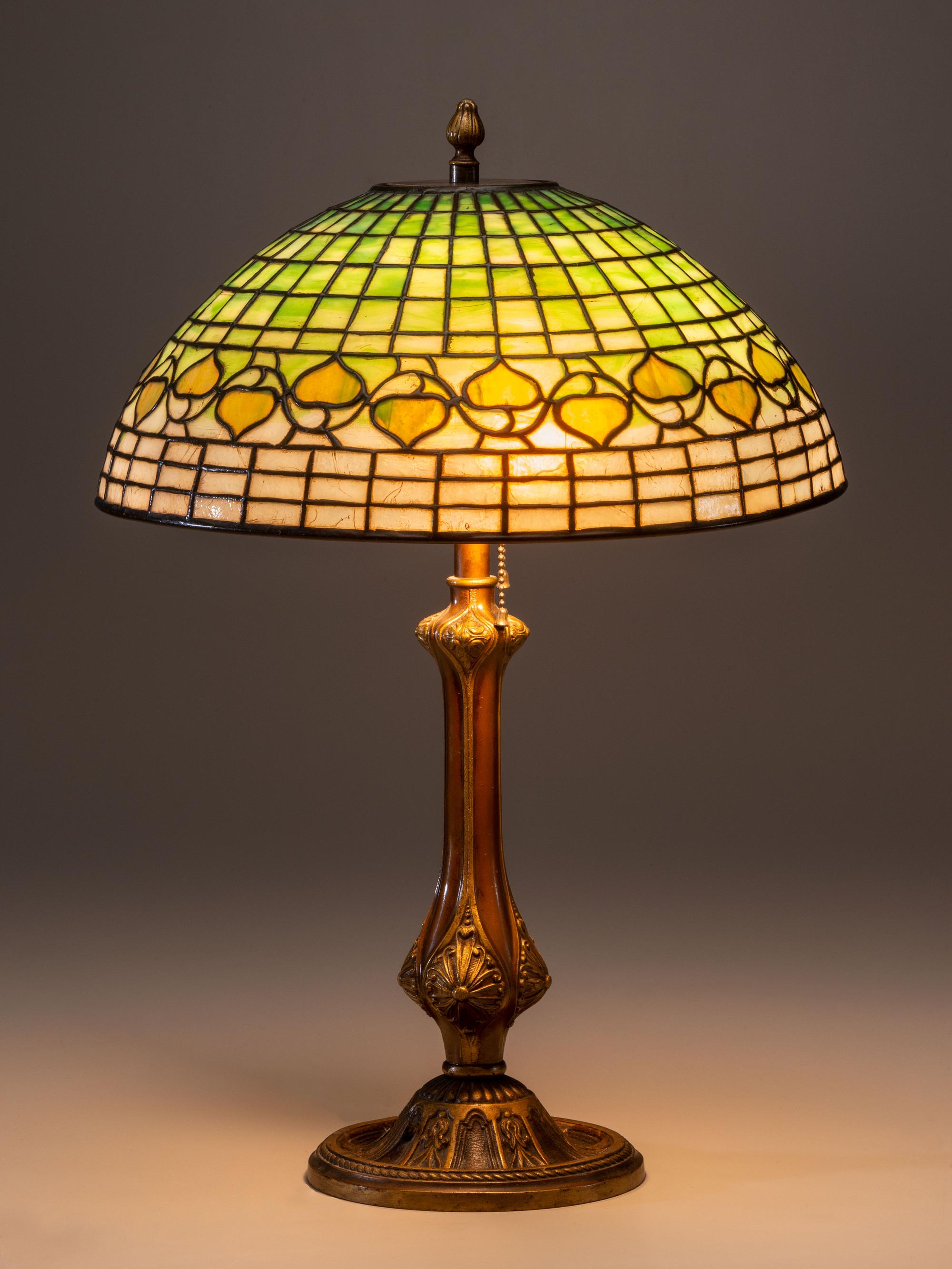 Acorn Lamp Shade with Associated Base