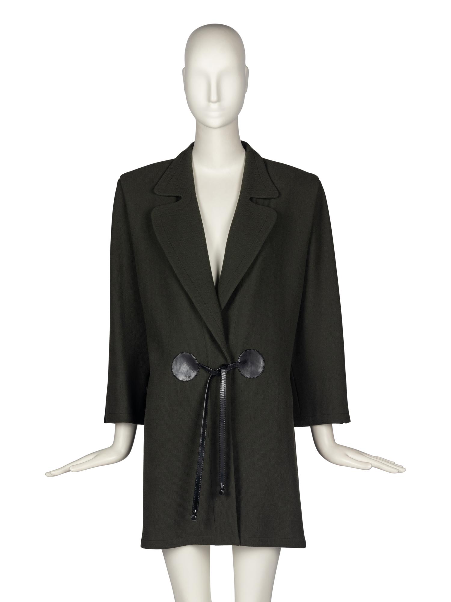 Pierre Cardin Haute Couture Jacket with Vinyl Accents