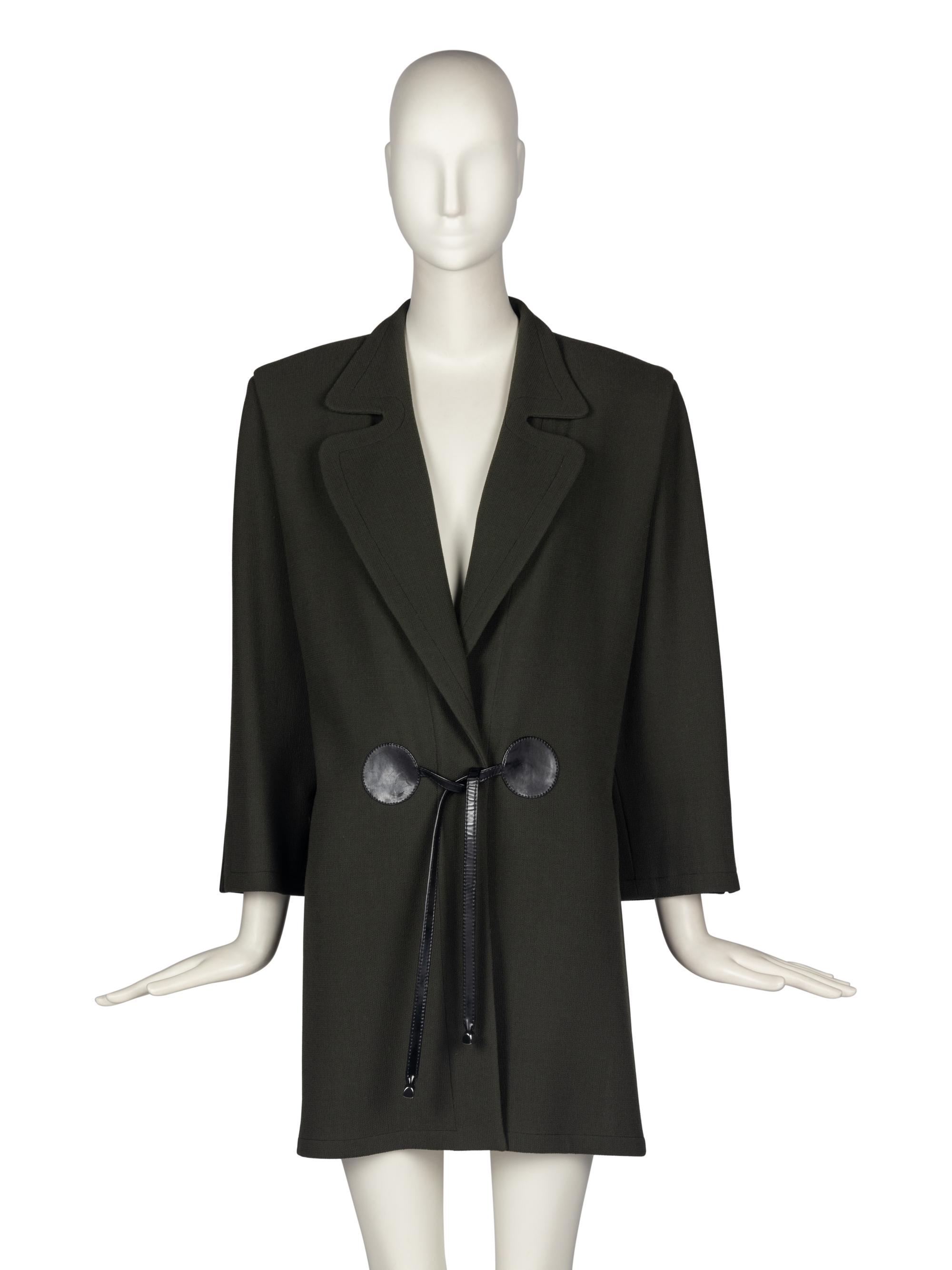 Pierre Cardin Haute Couture Jacket with Vinyl Accents