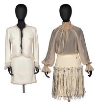 Chanel Skirt Suit & Skirt, Givenchy Blouse