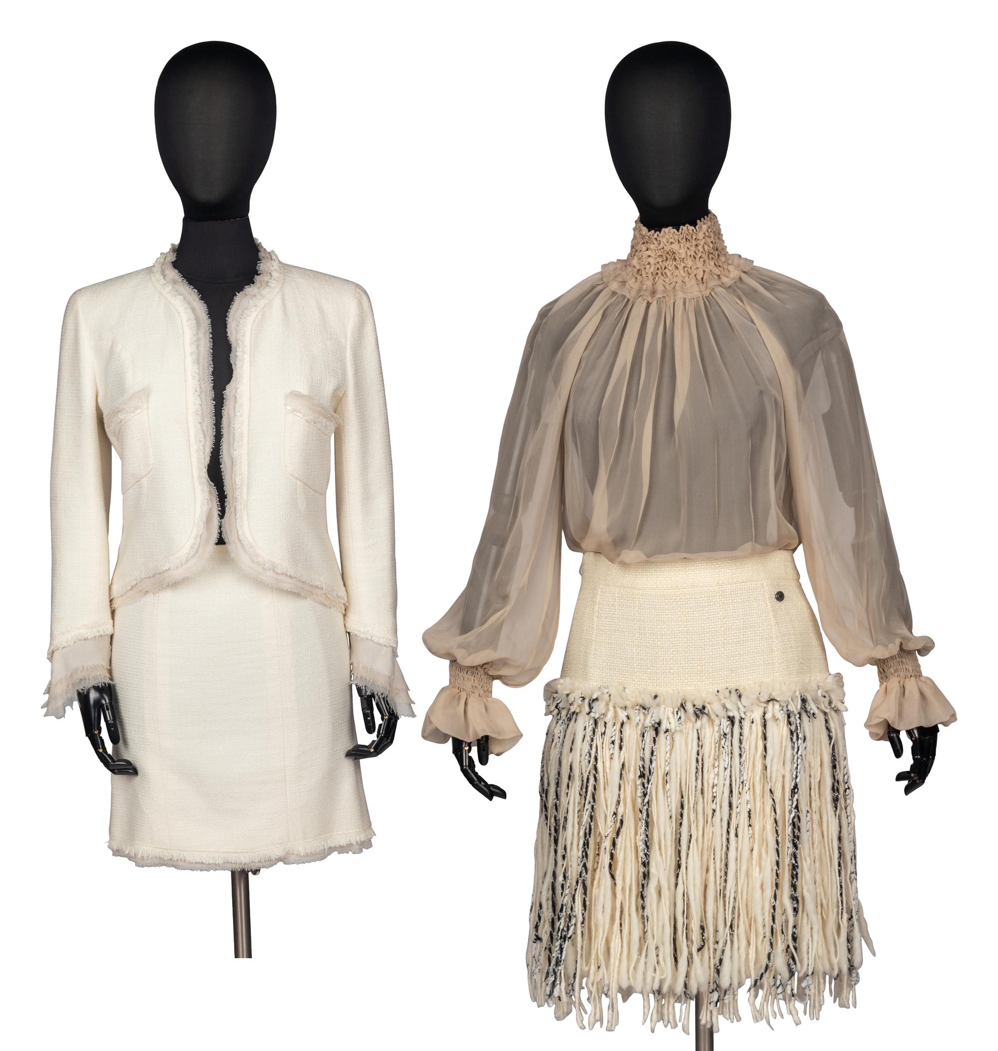 Chanel Skirt Suit & Skirt, Givenchy Blouse