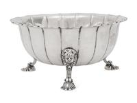 An Irish George II Silver Footed Bowl