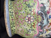 A large Chinese famille rose-decorated "Boys" Vase 粉彩嬰戲圖開光雙耳大瓶 Jiaqing mark ???