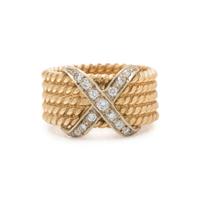 BICOLOR GOLD AND DIAMOND RING