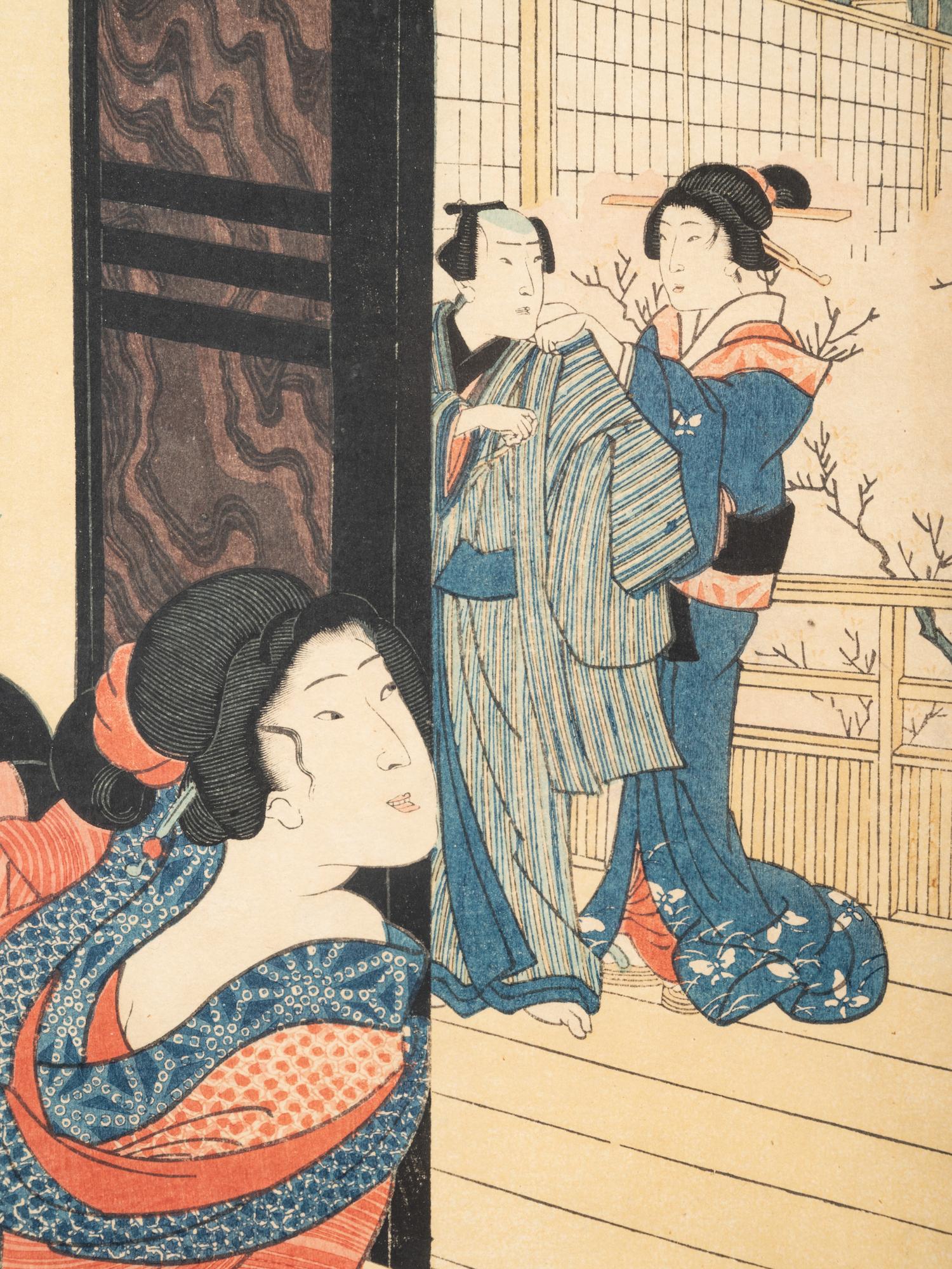 Isoda Koryūsai (1735-1790), Utagawa Kunichika (1835-1900) and One Other