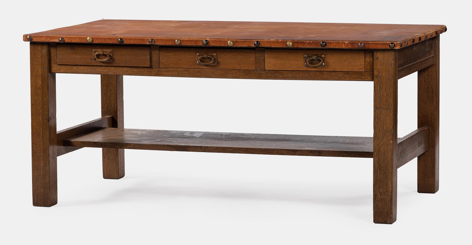 An Arts and Crafts Library Table
