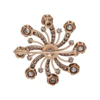 ANTIQUE, DIAMOND PENDANT/BROOCH