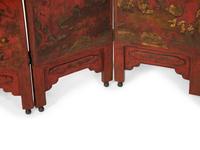 A Chinese Coromandel Lacquer Four-Panel Screen — 19TH/20TH CENTURY
