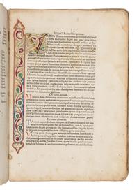 VALERIUS MAXIMUS, Gaius. Facta et dicta memorabilia . [Venice] : Vindelinus de Spira, 1471.