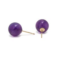 COLLECTION OF YELLOW GOLD AND AMETHYST JEWELRY