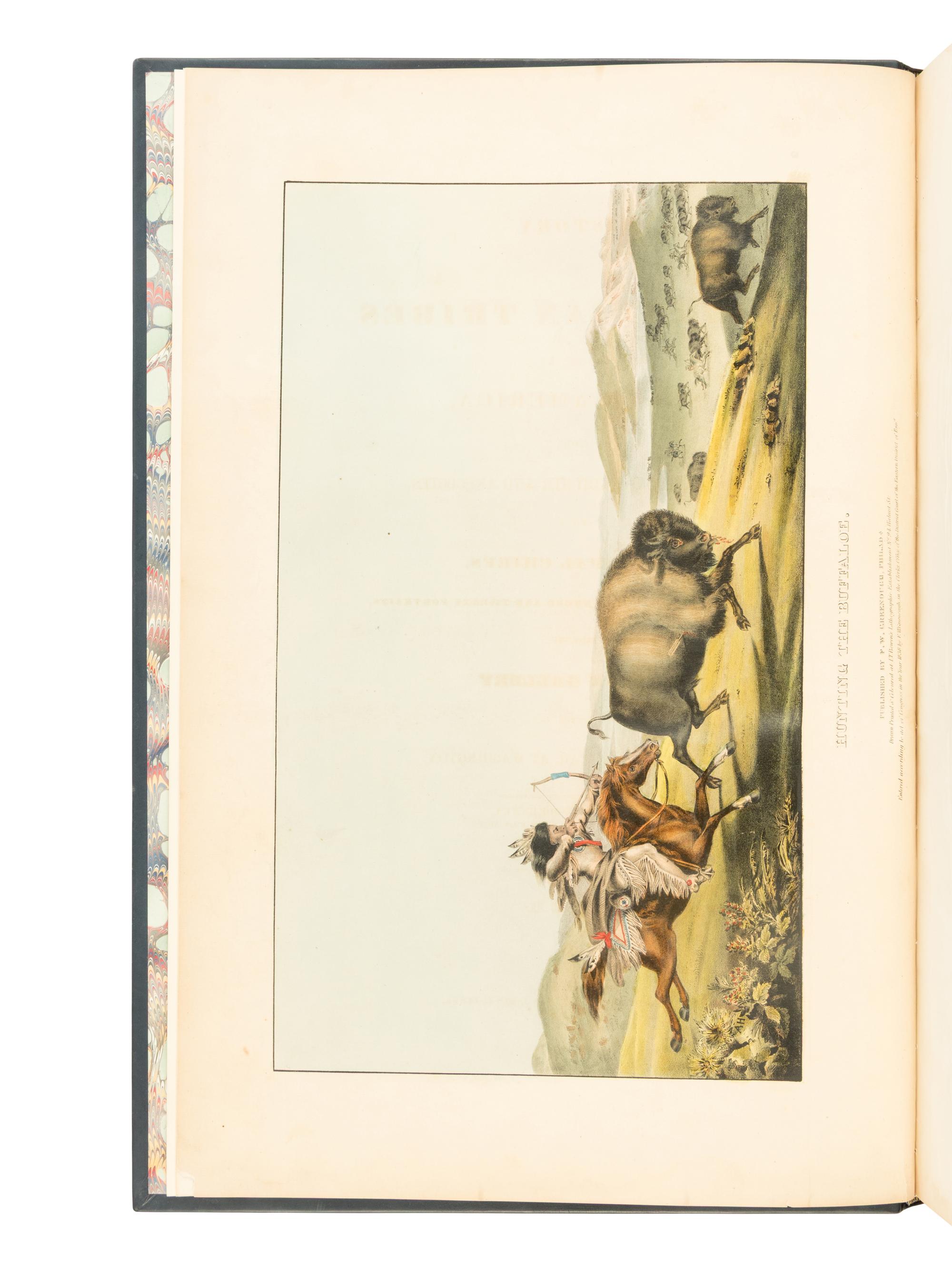 [AMERICANA]. McKENNEY, Thomas L. (1785-1859) and James HALL (1793-1868). History of the Indian Tribes of North America . Philadelphia: [Edward C. Biddle, 1836]; Frederick W. Greenough, 1838; Daniel Rice and James G. Clark, 1844.
