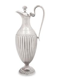 An English Silver Claret Jug