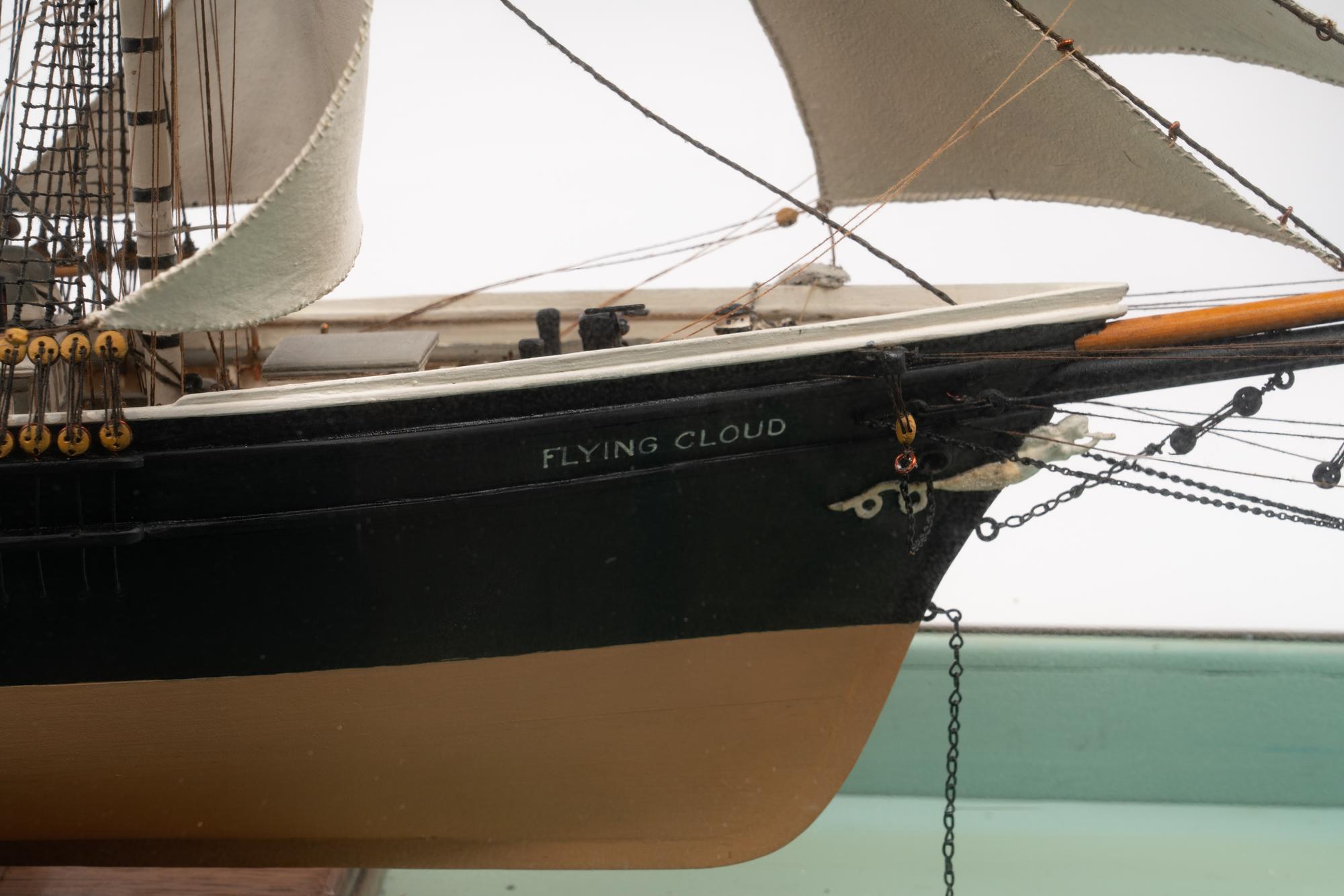 An American Scale Model of a Clipper Ship