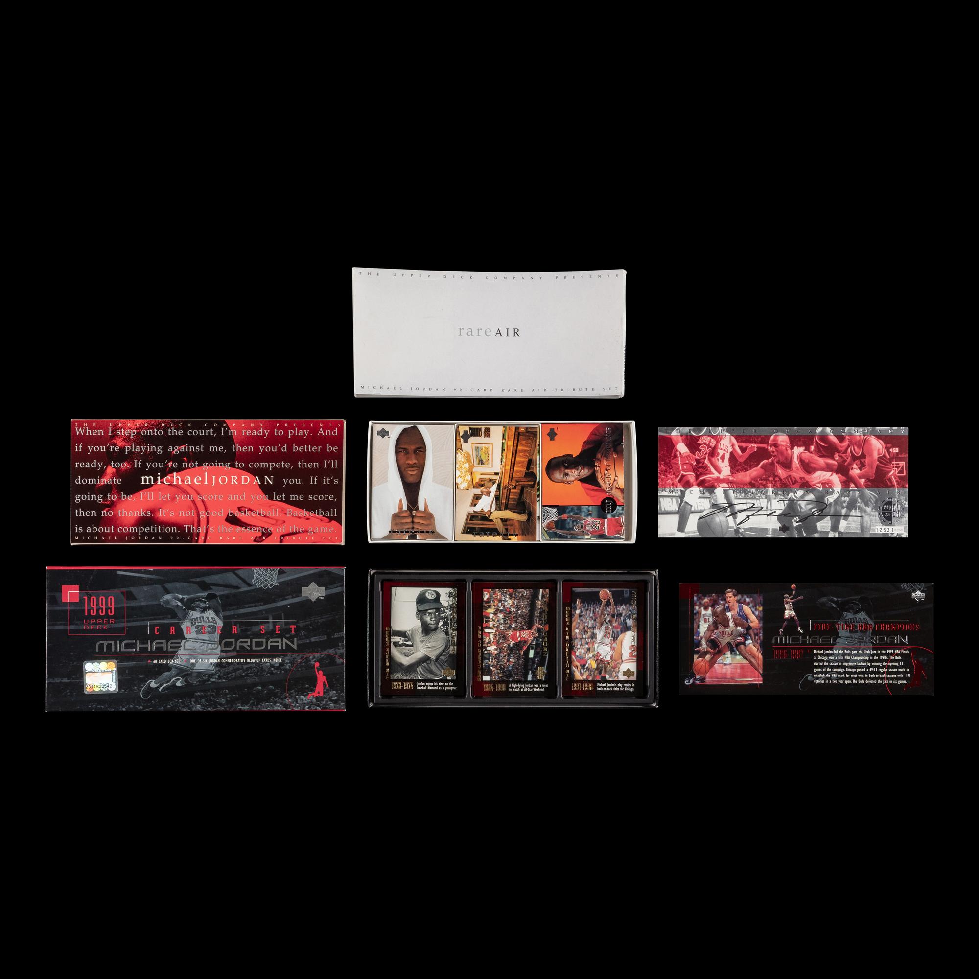 A Large Collection of Assorted Michael Jordan Basketball Cards