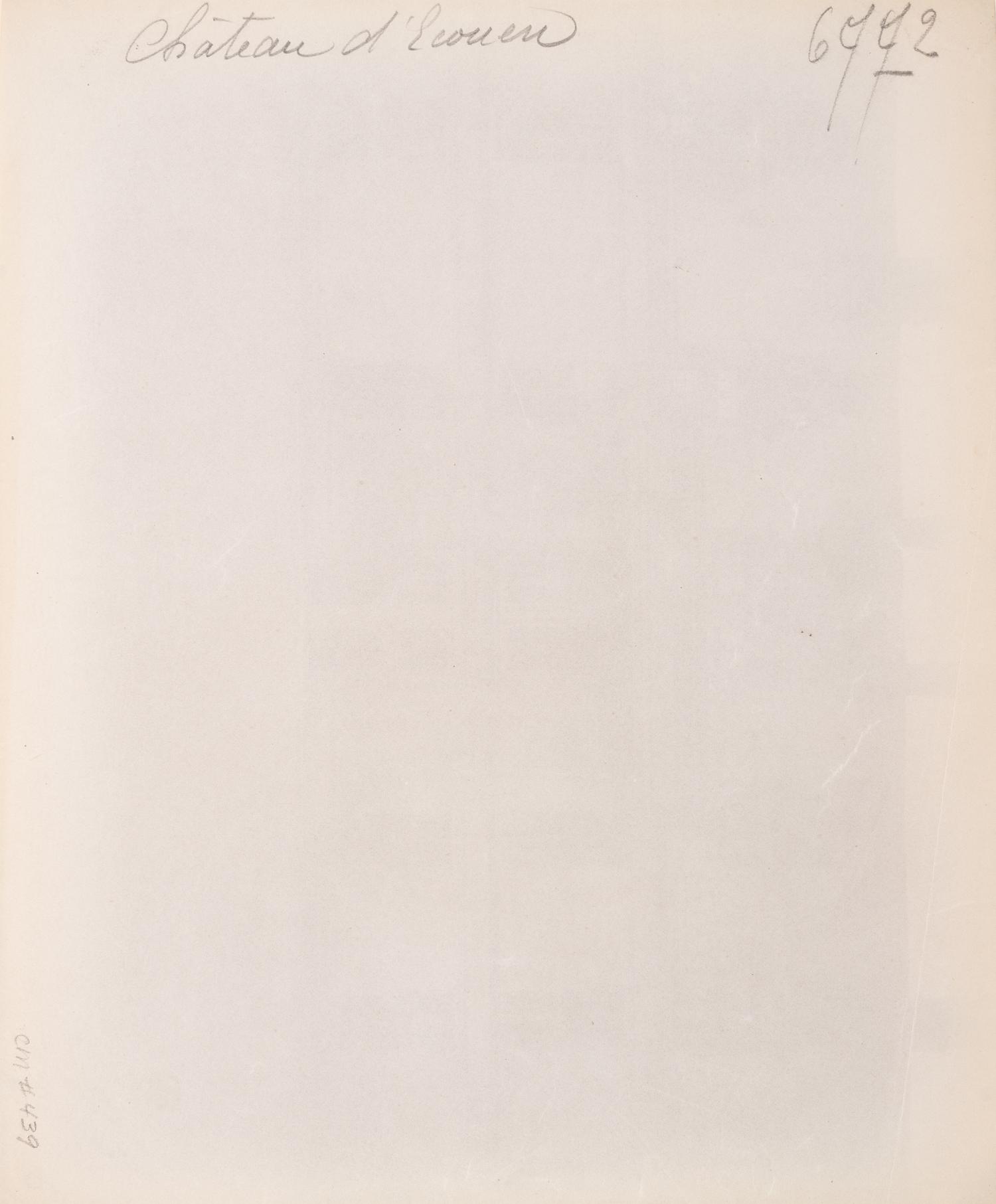 A group of three photographs (Compiègne–le Château , 1910; Château d'Écouen [6771] , 1911; Château d'Écouen [6772] , 1911)