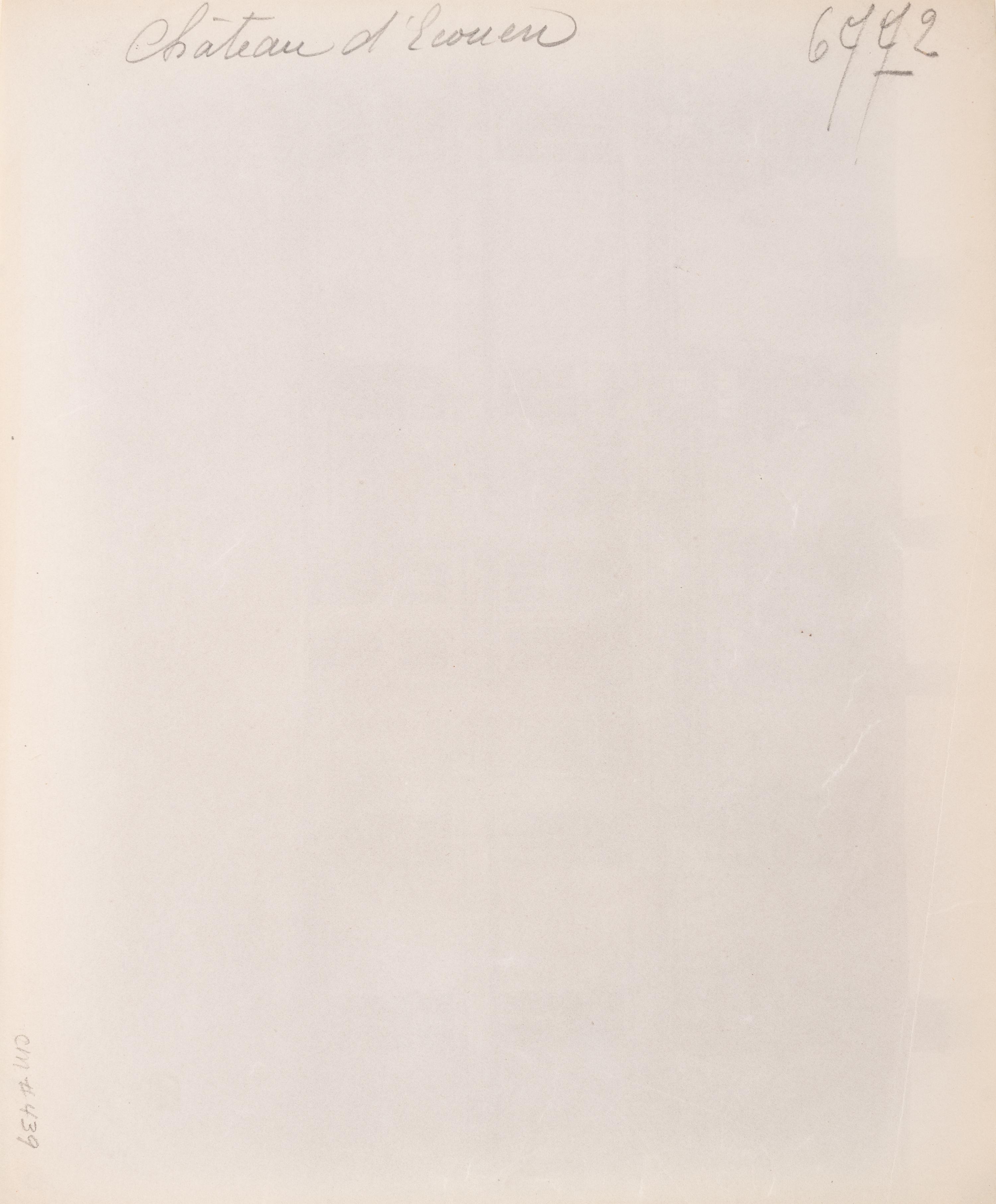 A group of three photographs (Compiègne–le Château , 1910; Château d'Écouen [6771] , 1911; Château d'Écouen [6772] , 1911)