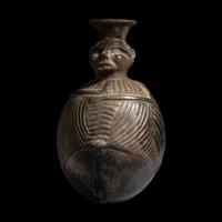 A Chimu-Moche Blackware Vessel