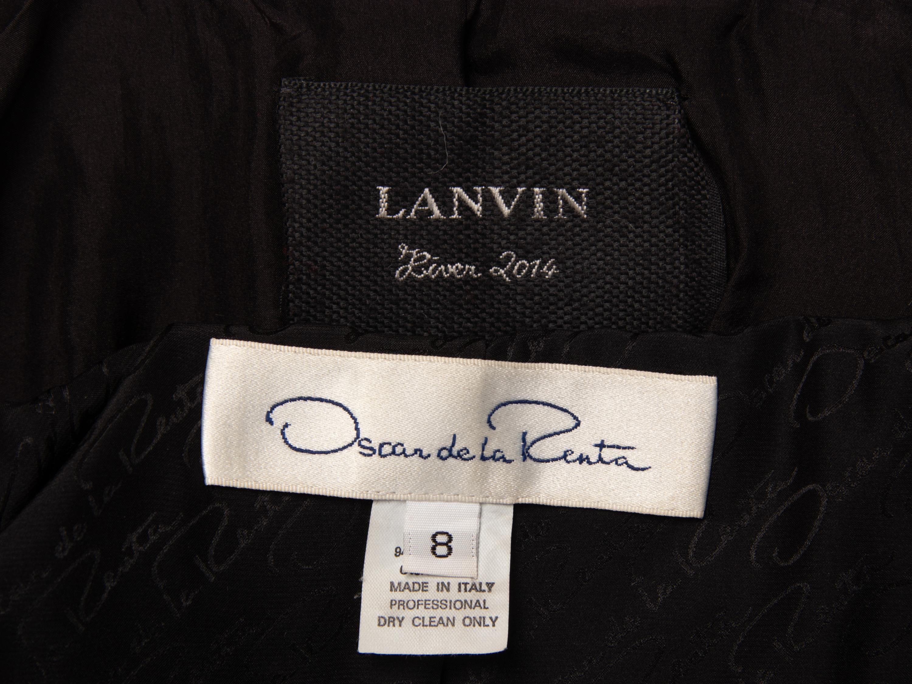 Lanvin & Oscar de la Renta, Two Tweed Jackets