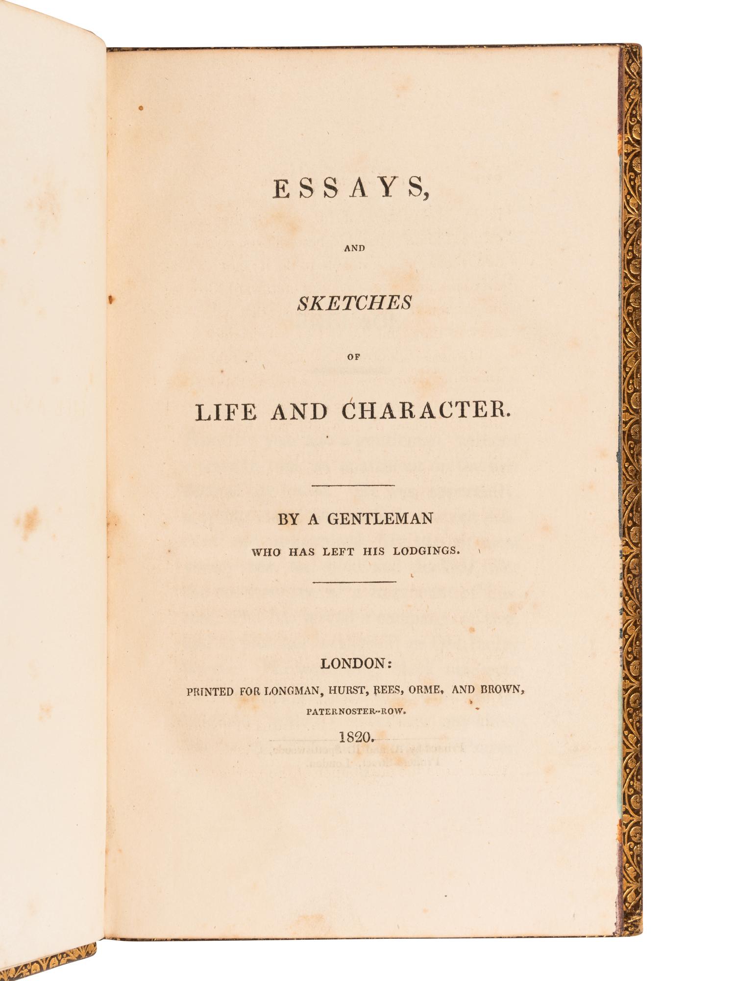 RUSKIN, John (1819-1900). A group of 5 works, comprising: