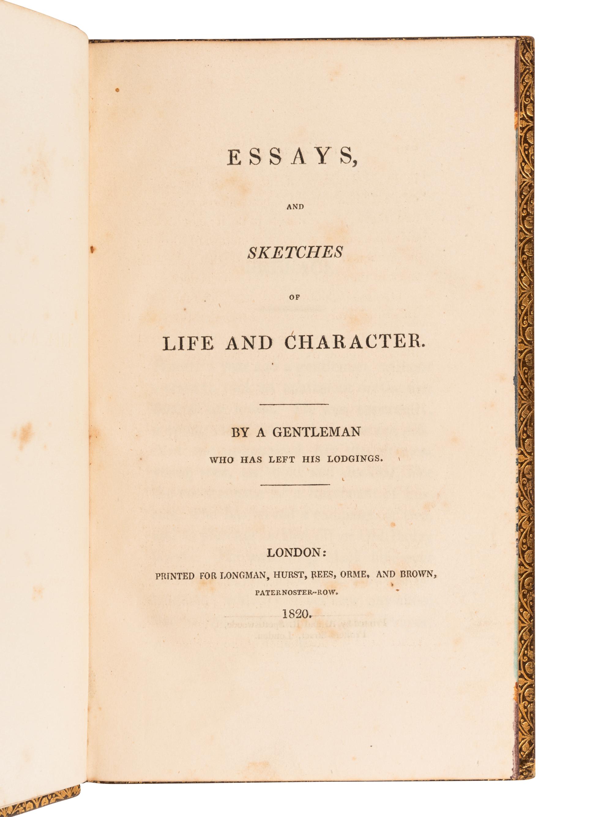 RUSKIN, John (1819-1900). A group of 5 works, comprising: