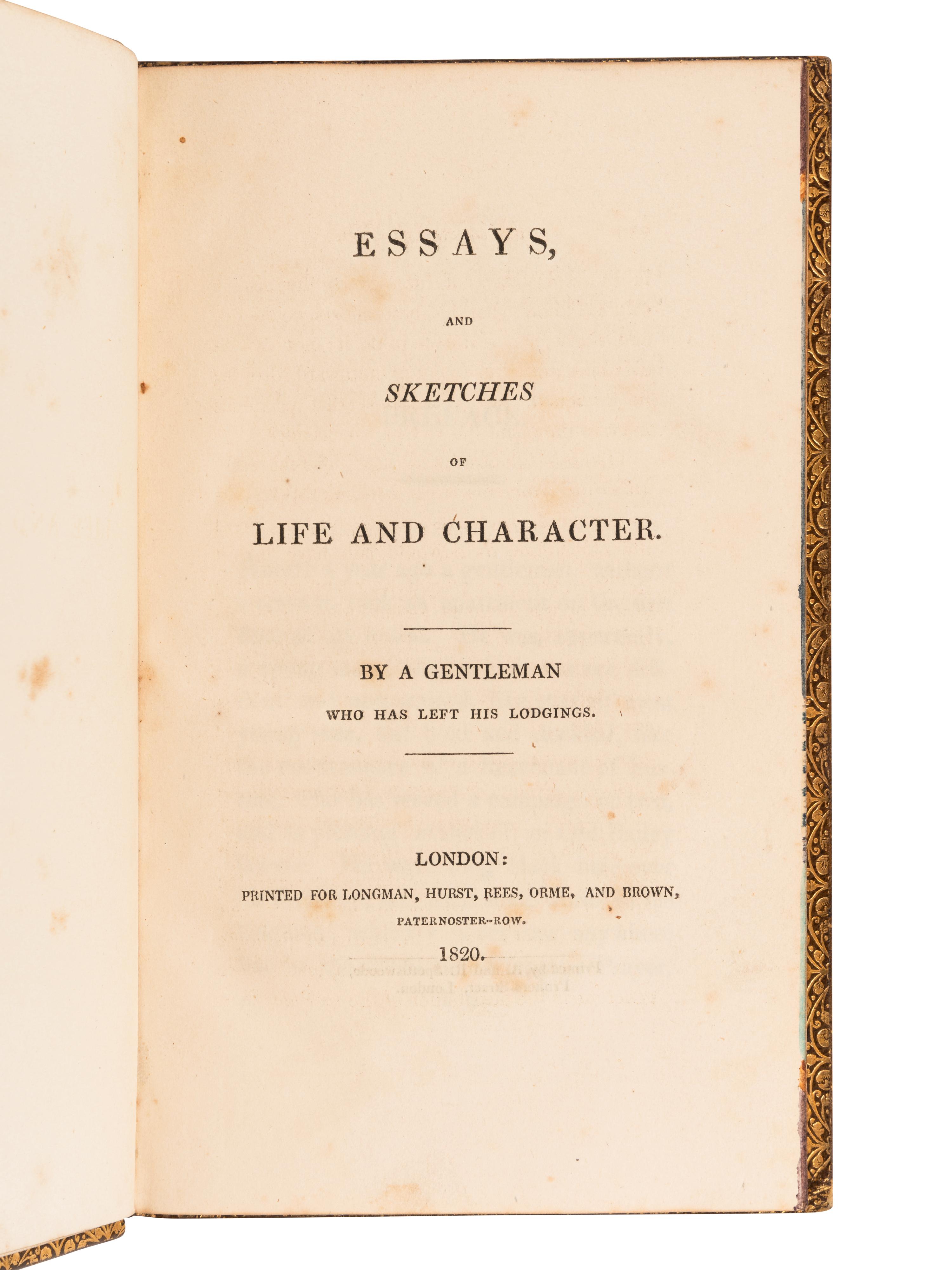 RUSKIN, John (1819-1900). A group of 5 works, comprising: