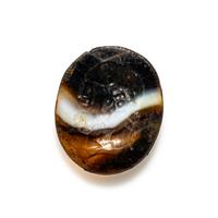 A Roman Banded Agate Ring Stone with the Portrait Head of a Bearded Hercules
