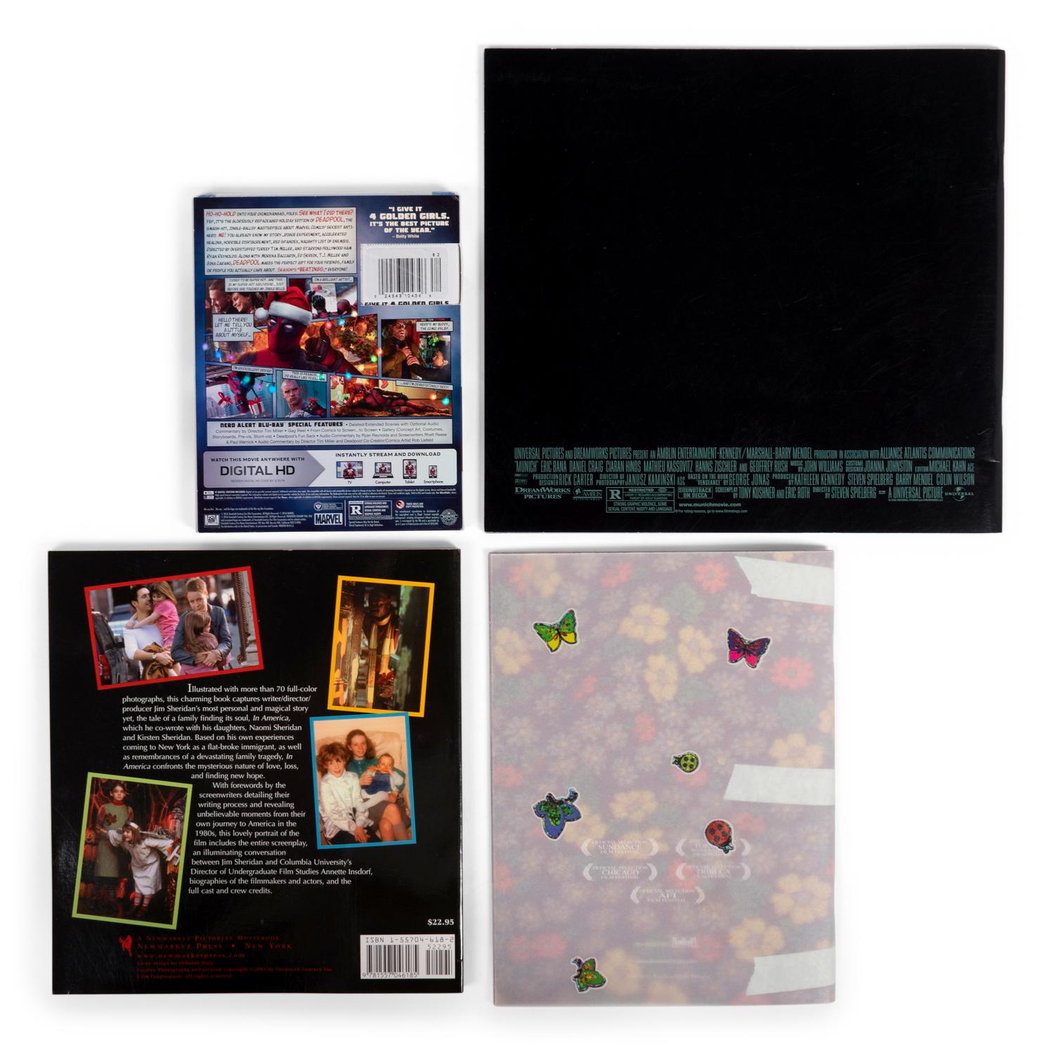 (Film Memorabilia) A group of memorabilia items from 5 films, comprising: