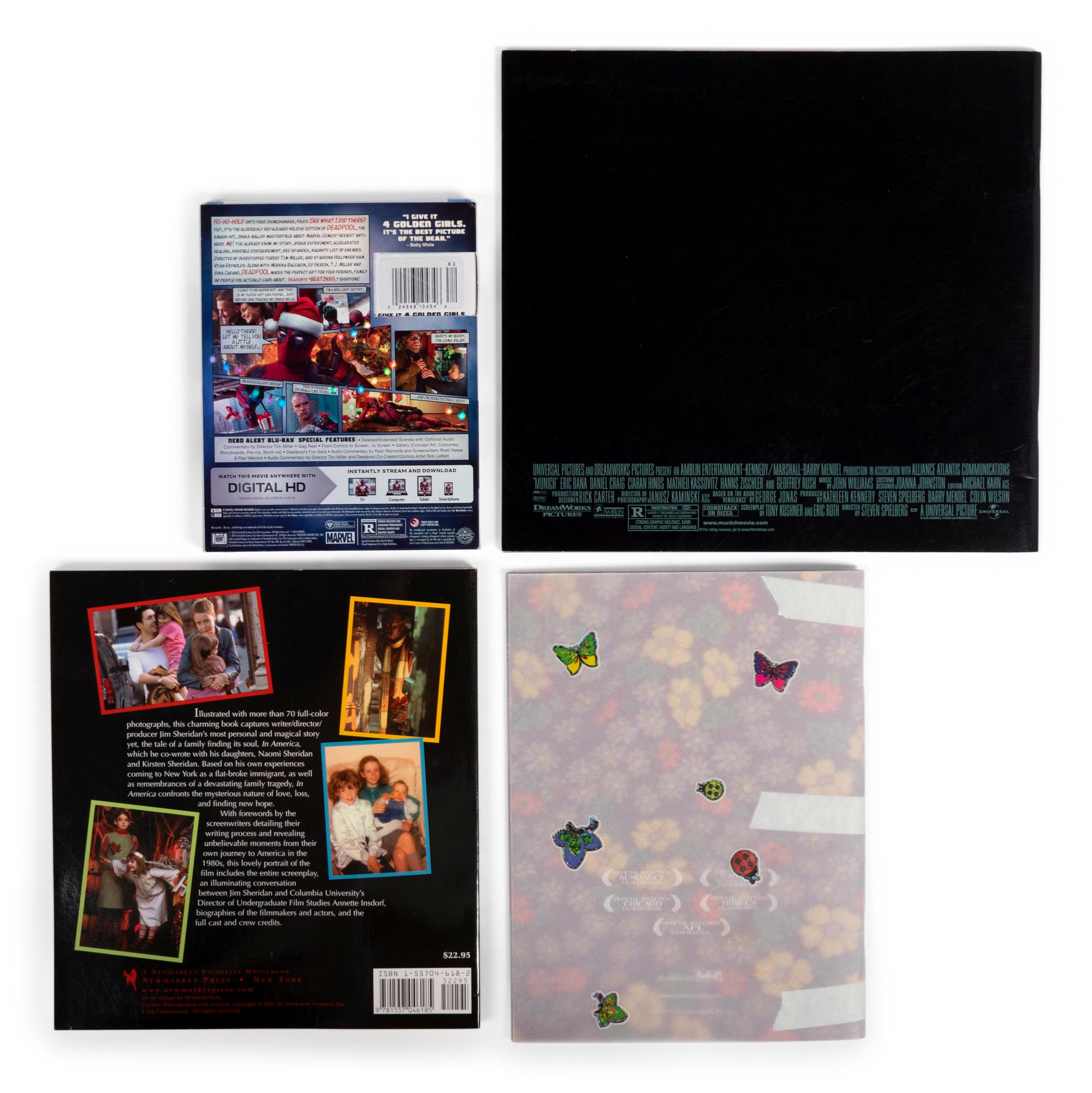 (Film Memorabilia) A group of memorabilia items from 5 films, comprising: