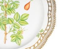 Three Royal Copenhagen Flora Danica Porcelain Serving Articles