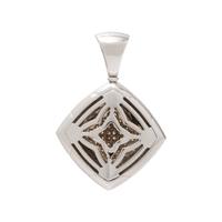 BULGARI, DIAMOND AND WHITE GOLD 'PIRAMIDE' PENDANT