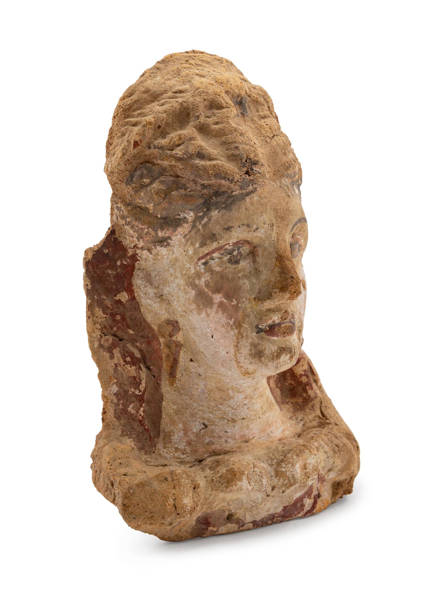 A Greek Terra Cotta Antefix