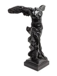Two Composition Winged Victory Statues