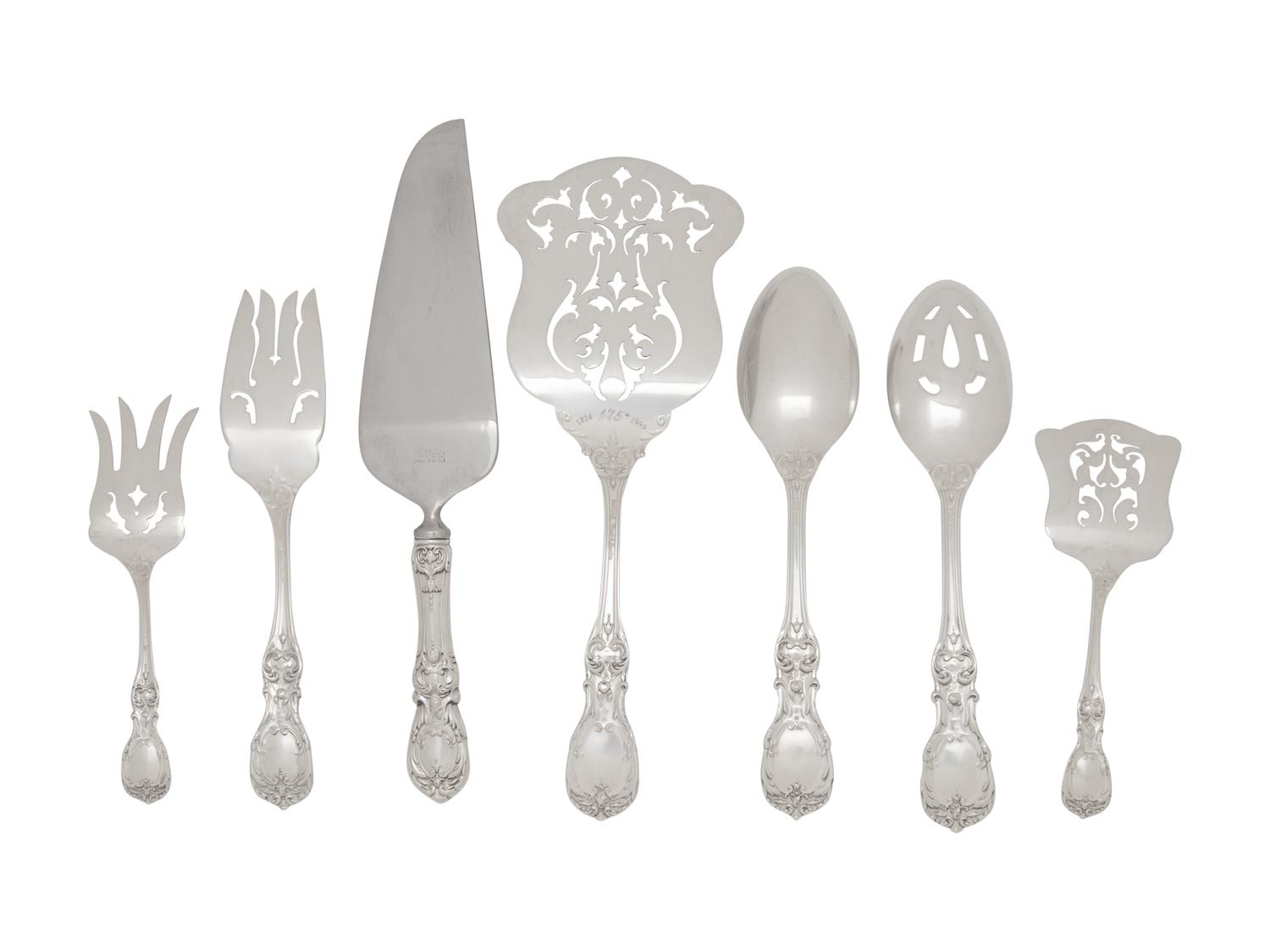A Group of American Silver Flatware