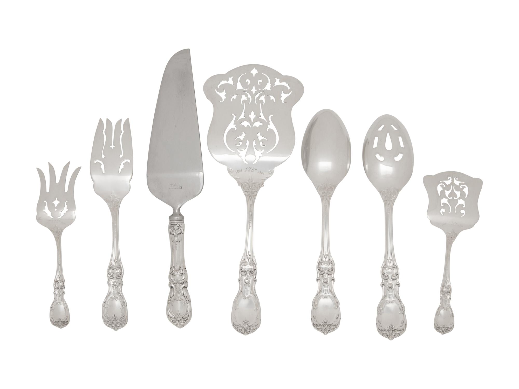 A Group of American Silver Flatware