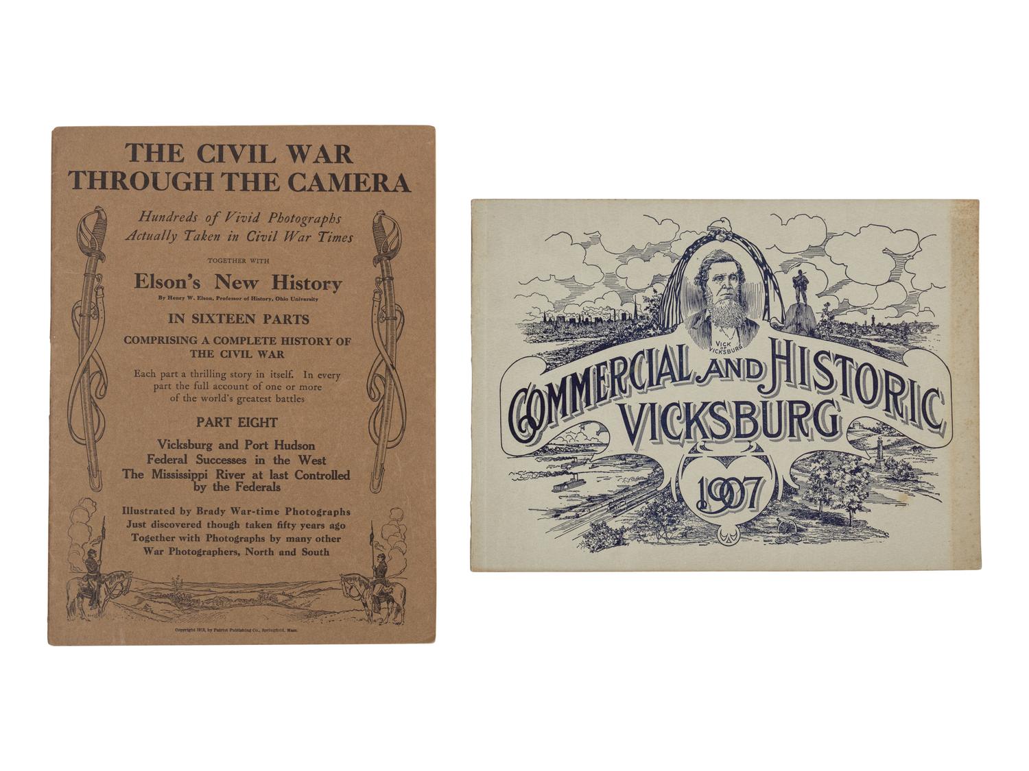 [CIVIL WAR & VICKSBURG]. A group of 53 works, including: