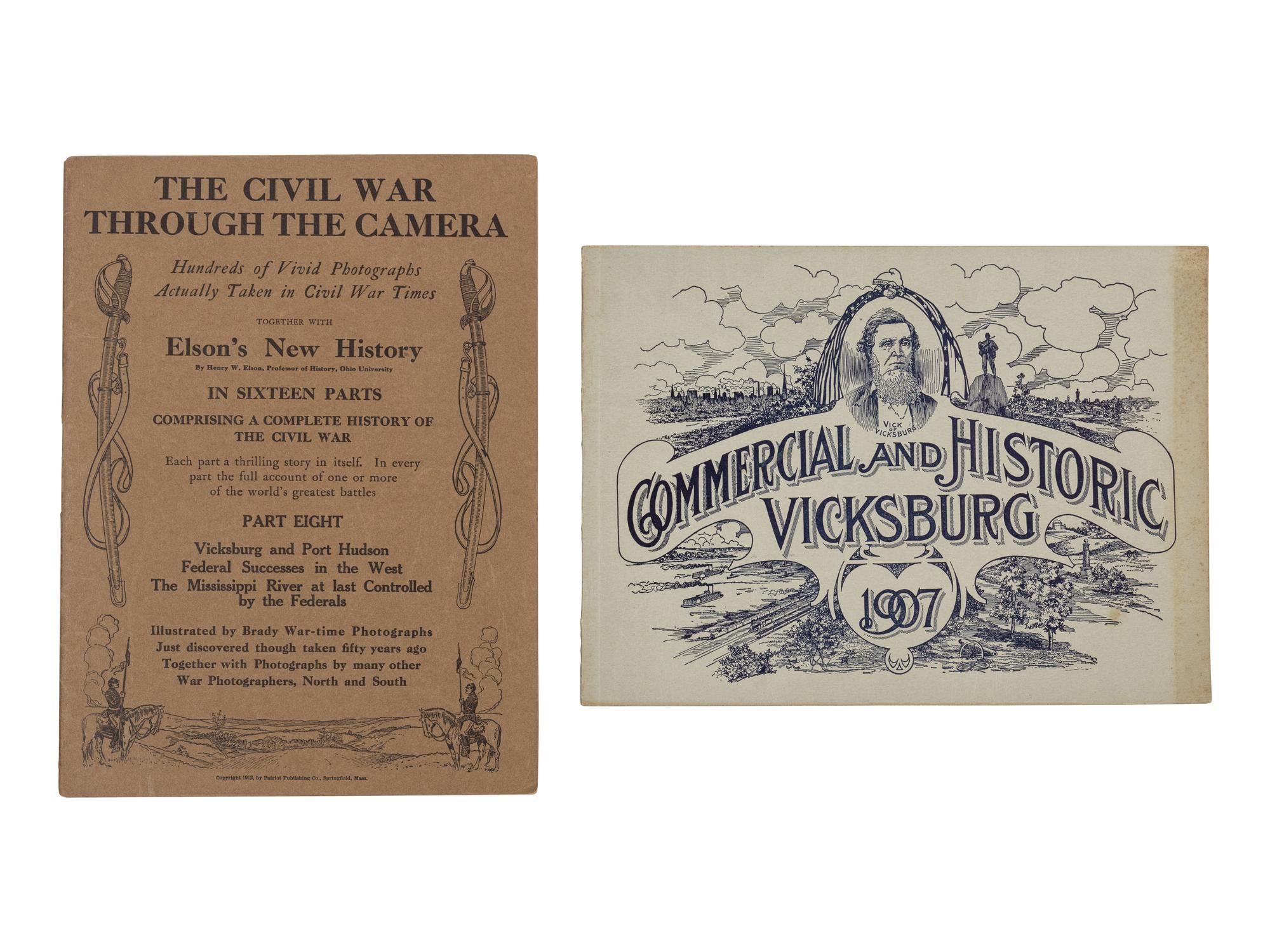 [CIVIL WAR & VICKSBURG]. A group of 53 works, including:
