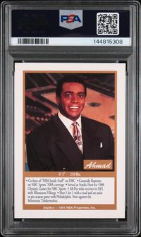 An Uncommon 1990 Skybox Ahmad Rashad Broadcaster Card (PSA 7 NM)