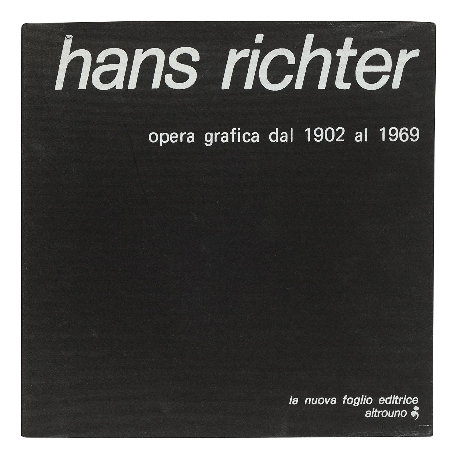 RICHTER, Hans (1888-1976). Hans Richter: Opera Grafica dal 1902 al 1969. Pollenza: La Nuova Foglio Editrice, 1976.