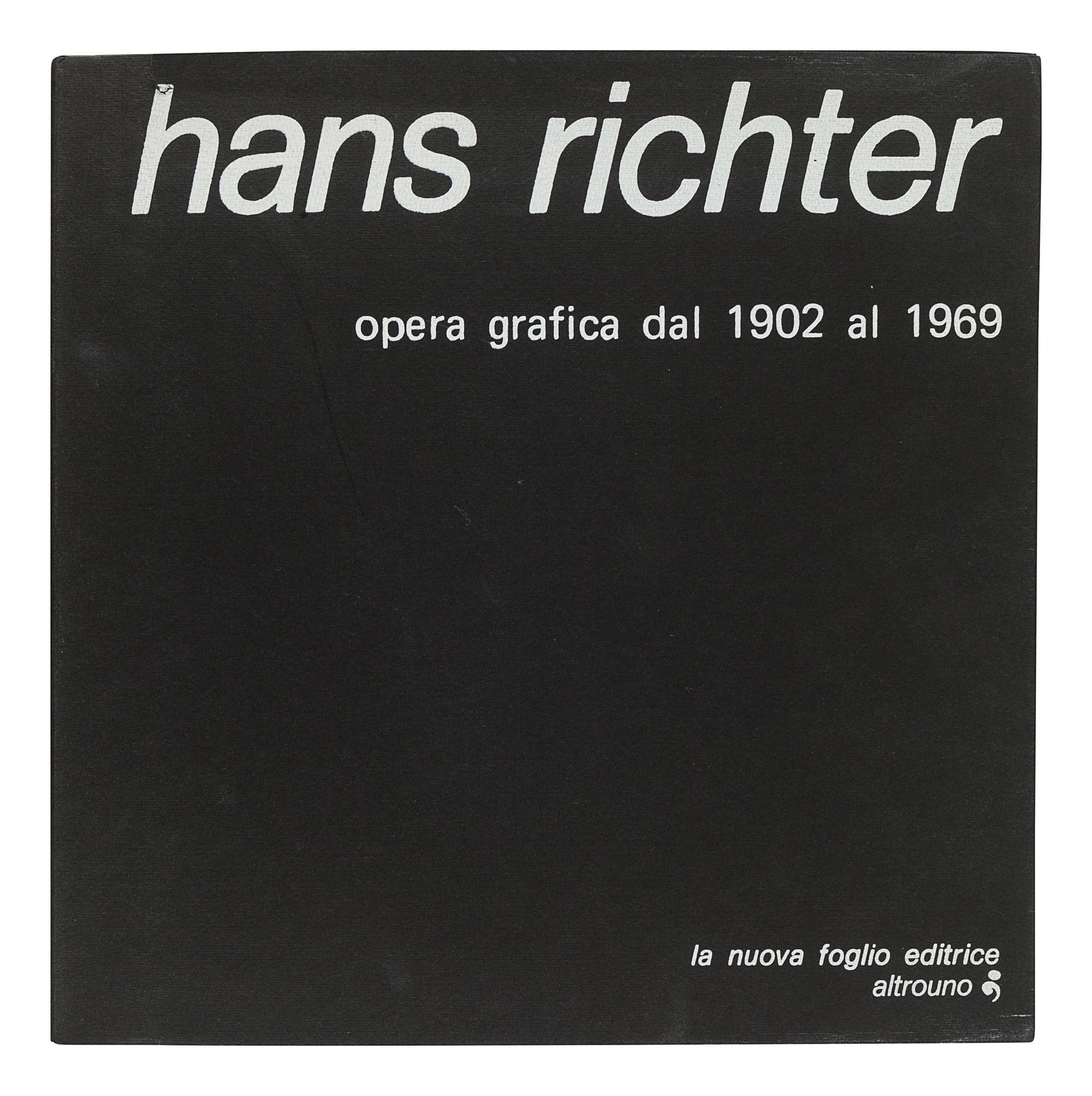 RICHTER, Hans (1888-1976). Hans Richter: Opera Grafica dal 1902 al 1969. Pollenza: La Nuova Foglio Editrice, 1976.