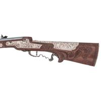 Contemporary Schwabian Wheellock Rifle in the Style of Johann Michael Maucher by John B. Derrick (American, b.1936)