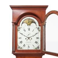 A Chippendale Cherry Tall Case Clock